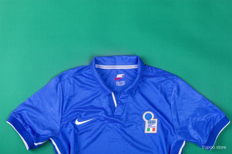 Retro 1998 Italy Home Soccer Jersey