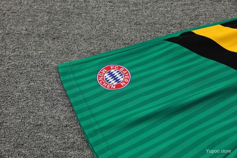 23-24 Bayern Munich Yellow Remake Icon Vest Jersey+Shorts