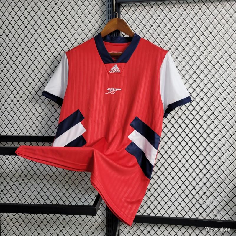 23-24 Arsenal Red Icon Jersey with Embroidery logo