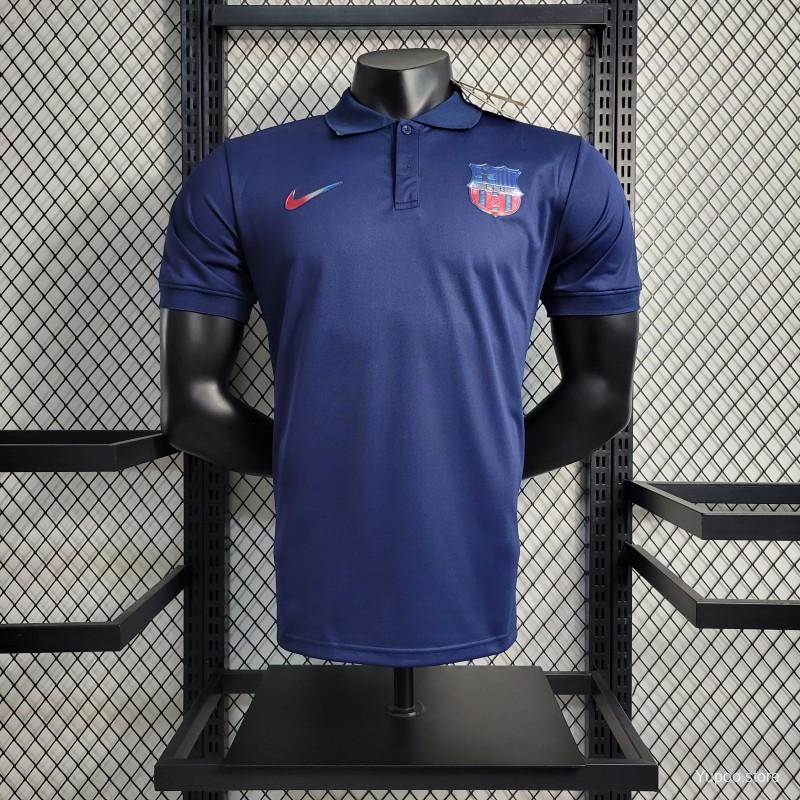 23-24 POLO Barcelona Navy Training Jersey