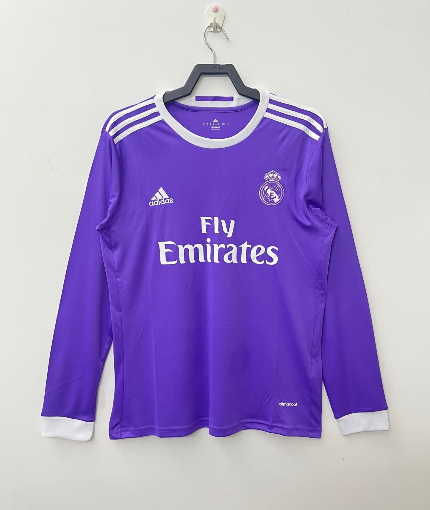 2016/2017 Retro Long Sleeve Real Madrid Away