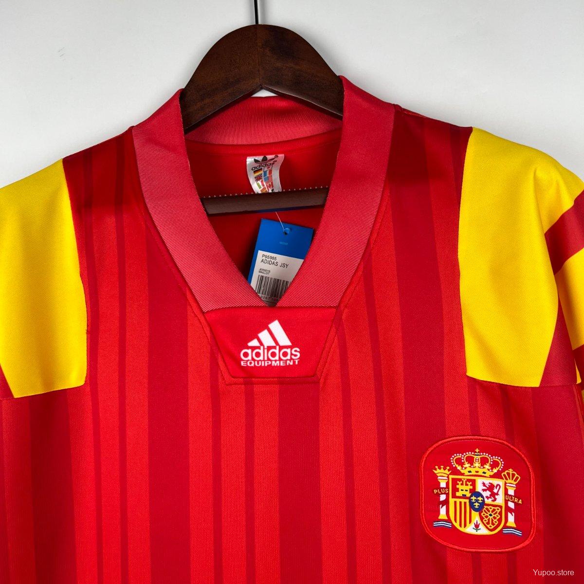 Retro 1992/94 Spain Home Jersey