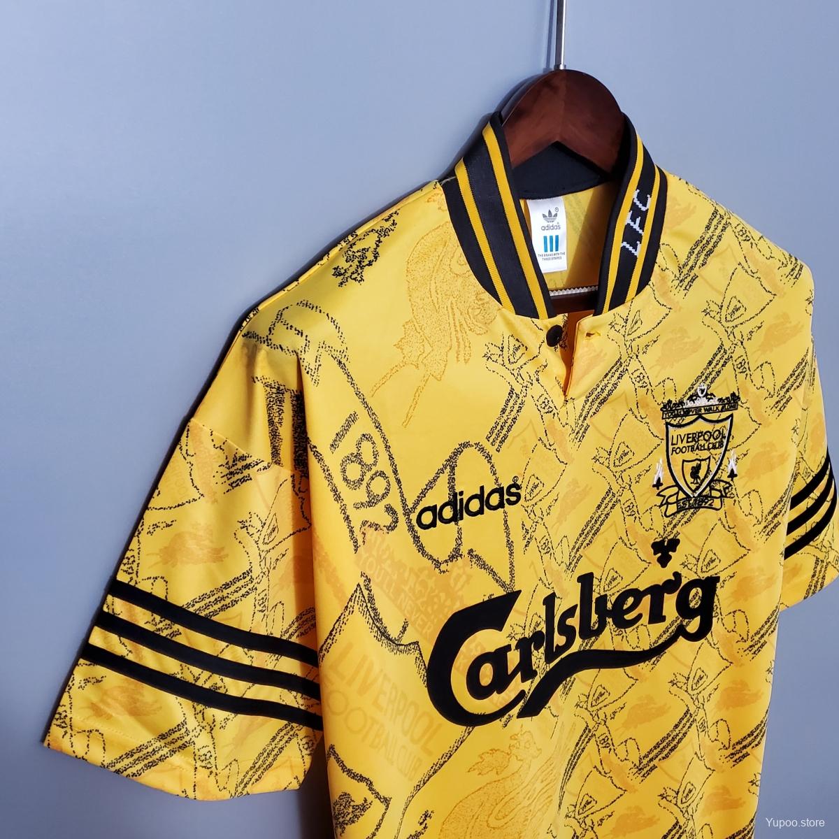 Retro 94/96 Liverpool third away Soccer Jersey