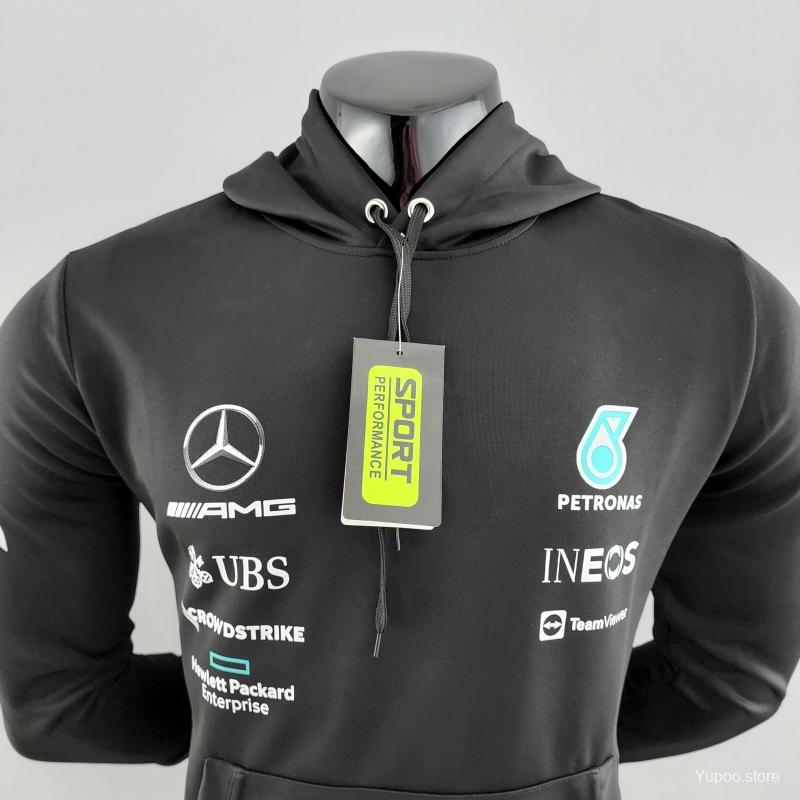 2022 F1 Mercedes AMG Petronas Black Jacket