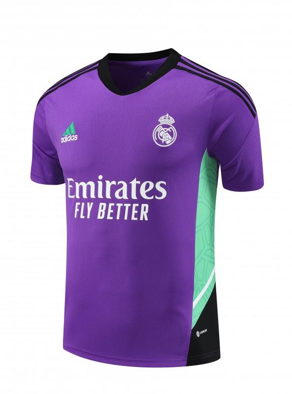 23-24 Real Madrid Purple Short Sleeve+Shorts