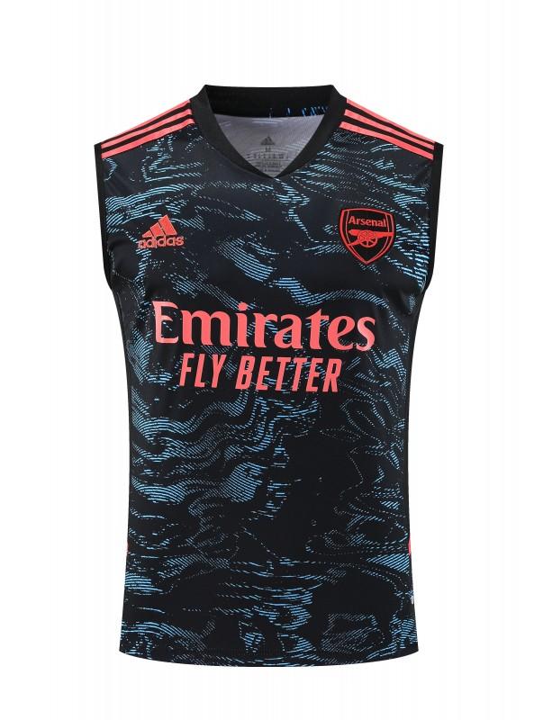 23-24 Arsenal Black Pattern Special Vest Jersey+Shorts