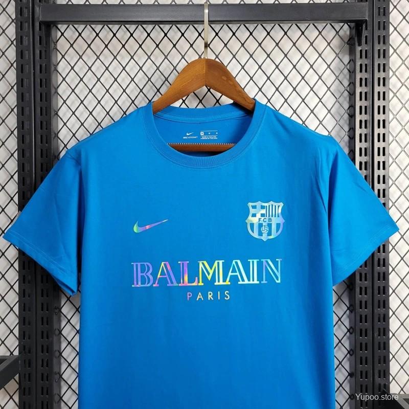 24/25 Barcelona x Balmain Blue Training Jersey