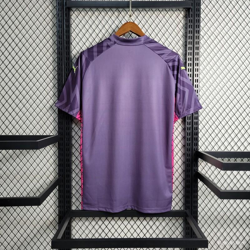 23-24 Manchester City Purple Goalkeeper Jersey