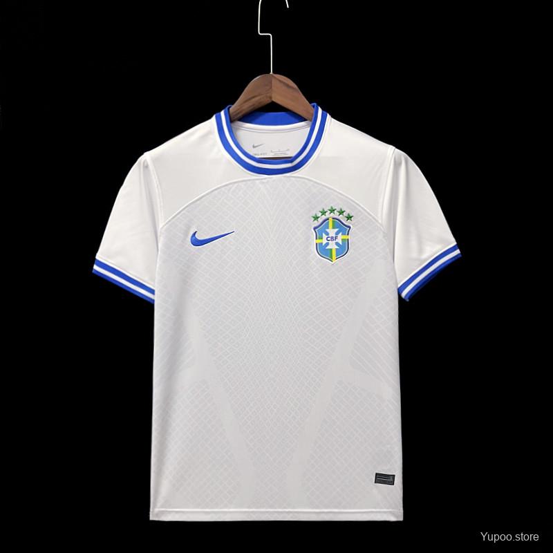 2022 Brazil Away Soccer Jersey