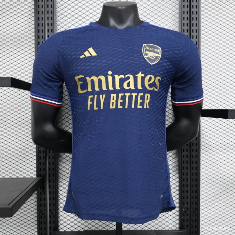 Player Version 23/24 Arsenal Away Navy Jersey