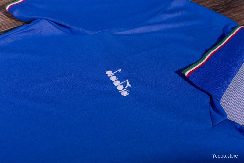 Retro 1990 Italy Home Soccer Jersey