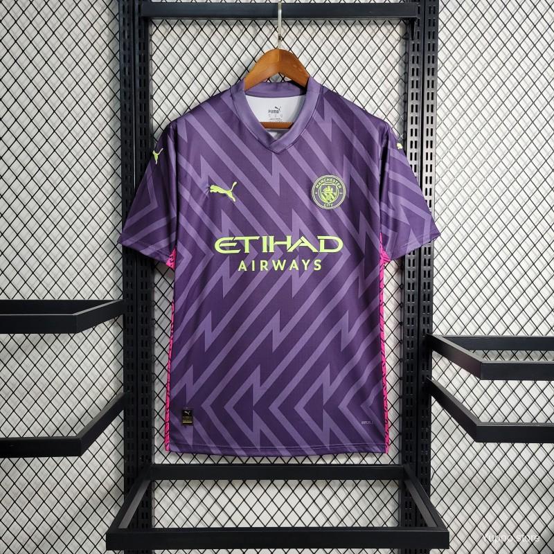 23-24 Manchester City Purple Goalkeeper Jersey