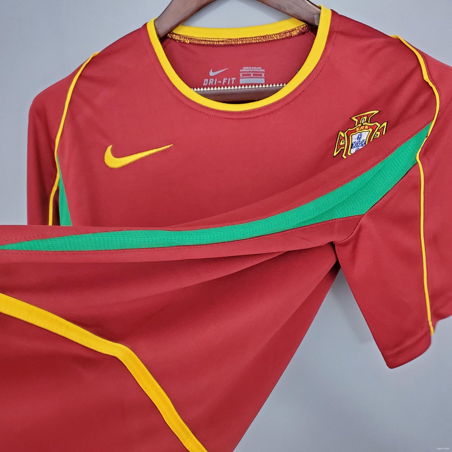 Retro Portugal 2002 home Soccer Jersey