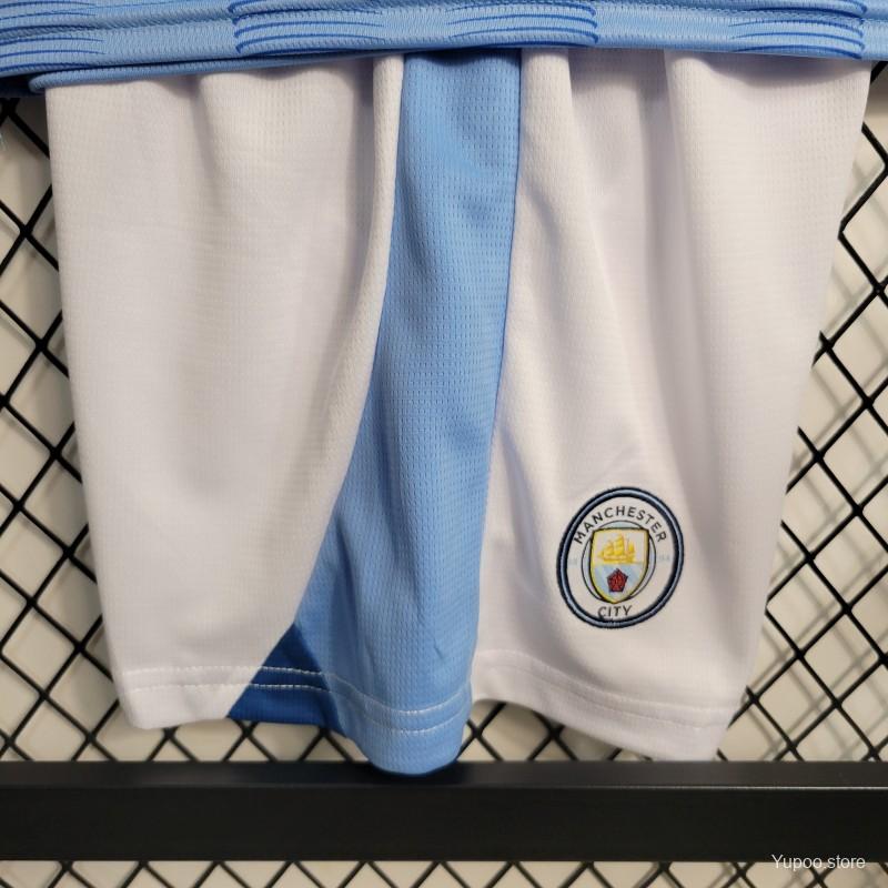 23-24 Kids Manchester City Home Jersey Size 16-28