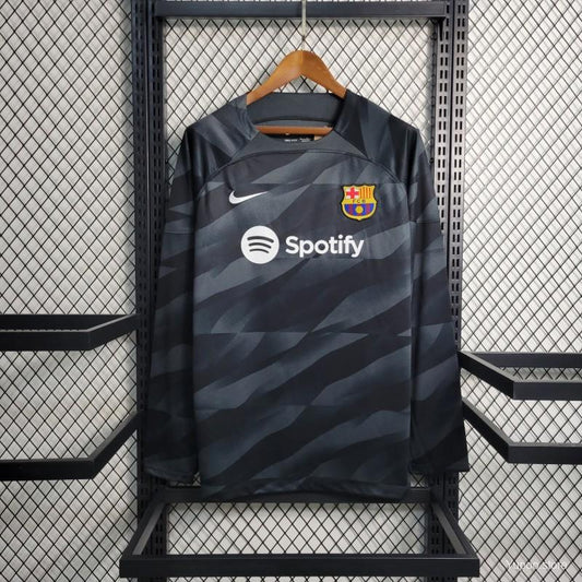 23-24 Barcelona Black Goalkeeper Jerse