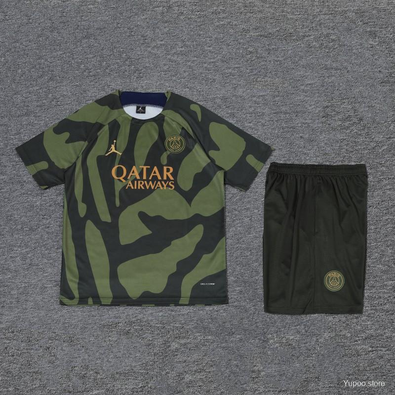 23/24 PSG Camouflage Short Sleeve Jersey+Shorts