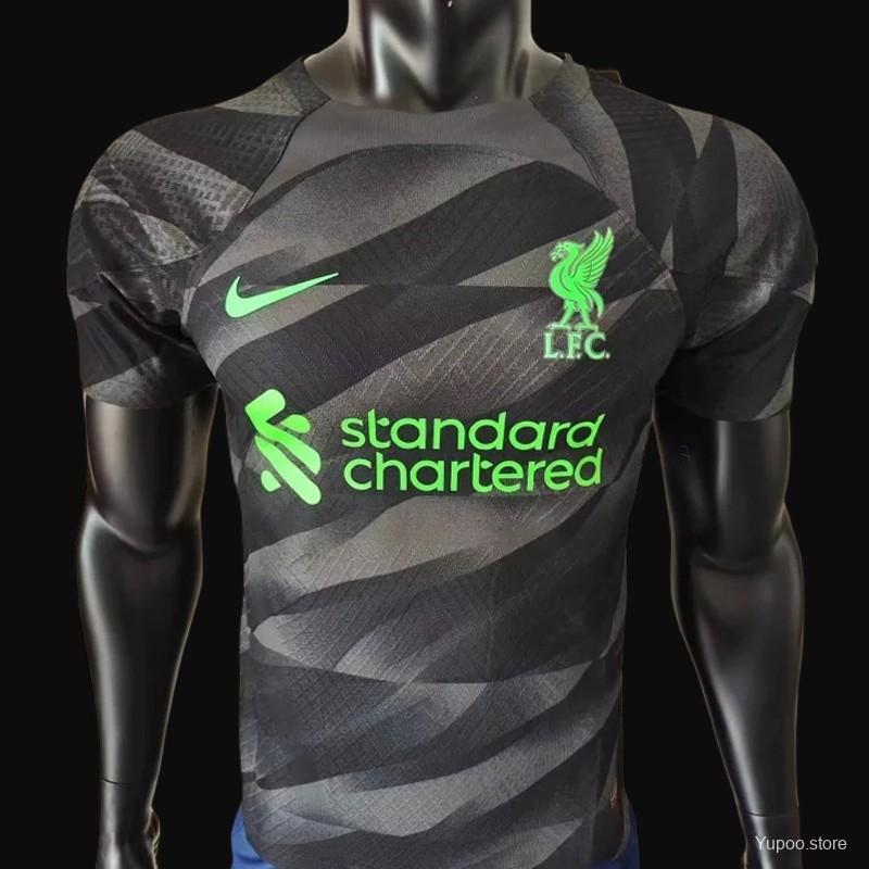 Player Version 23/24 Liverpool Black Goalkeeper Jersey