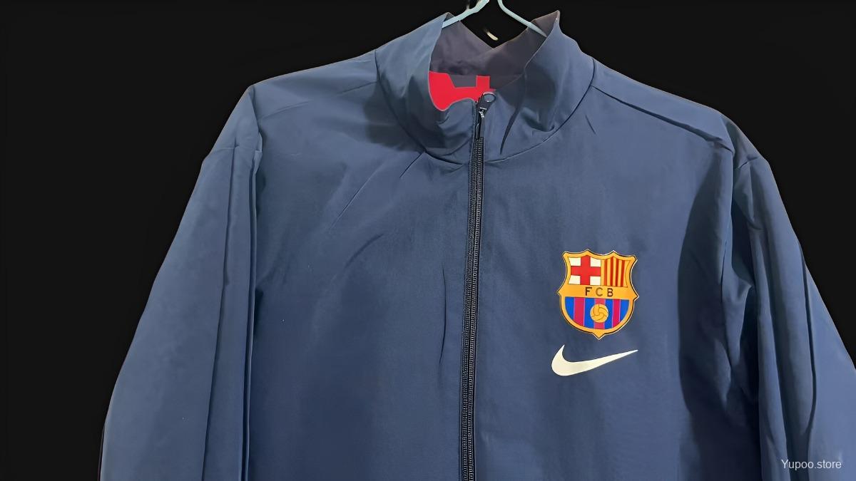 Barcelona Patta Special Edition Pre-Match Reversible Full Zipper Jacket