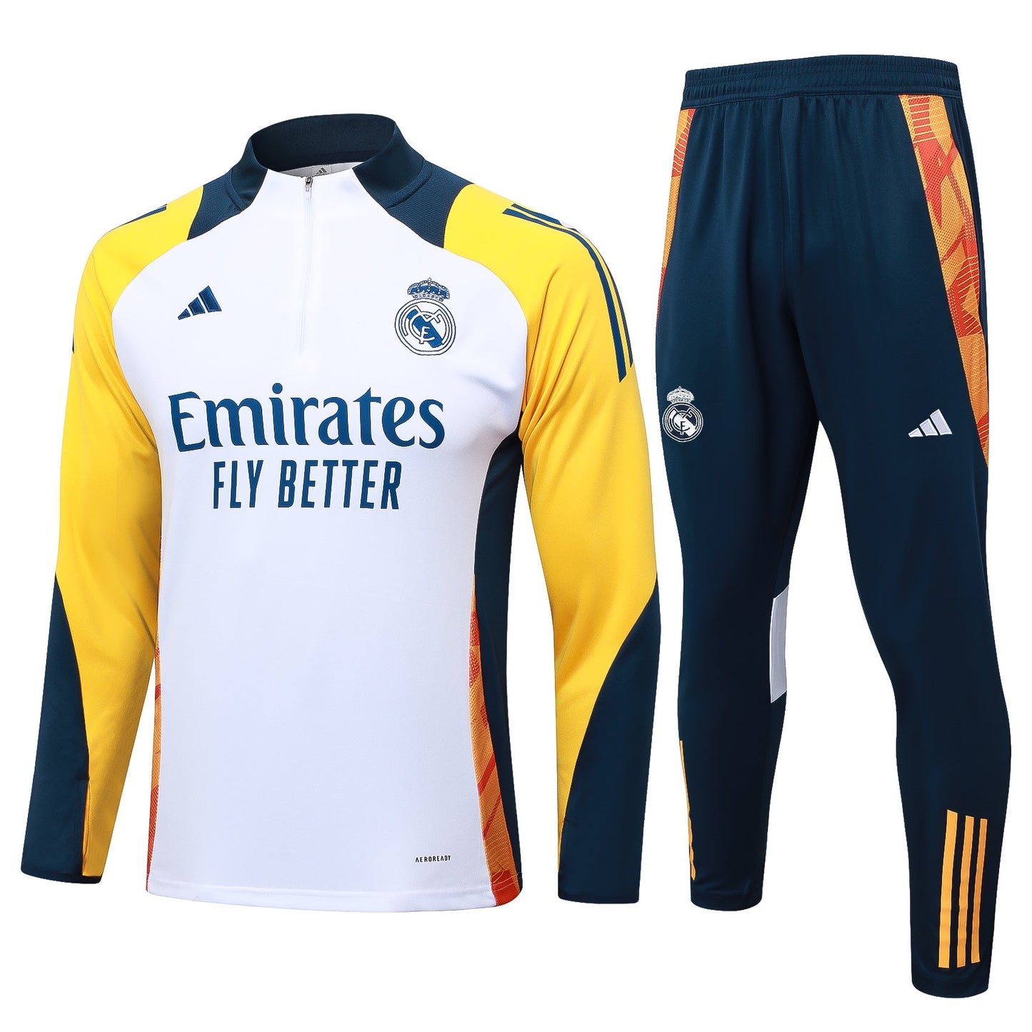 Real Madrid training suit half pull