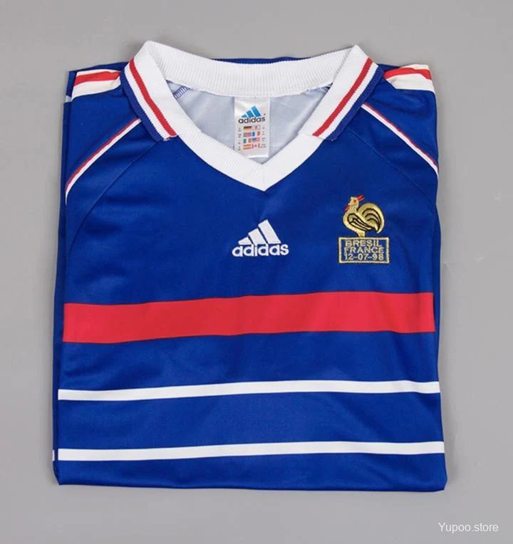 Retro 1998 France Home Jersey