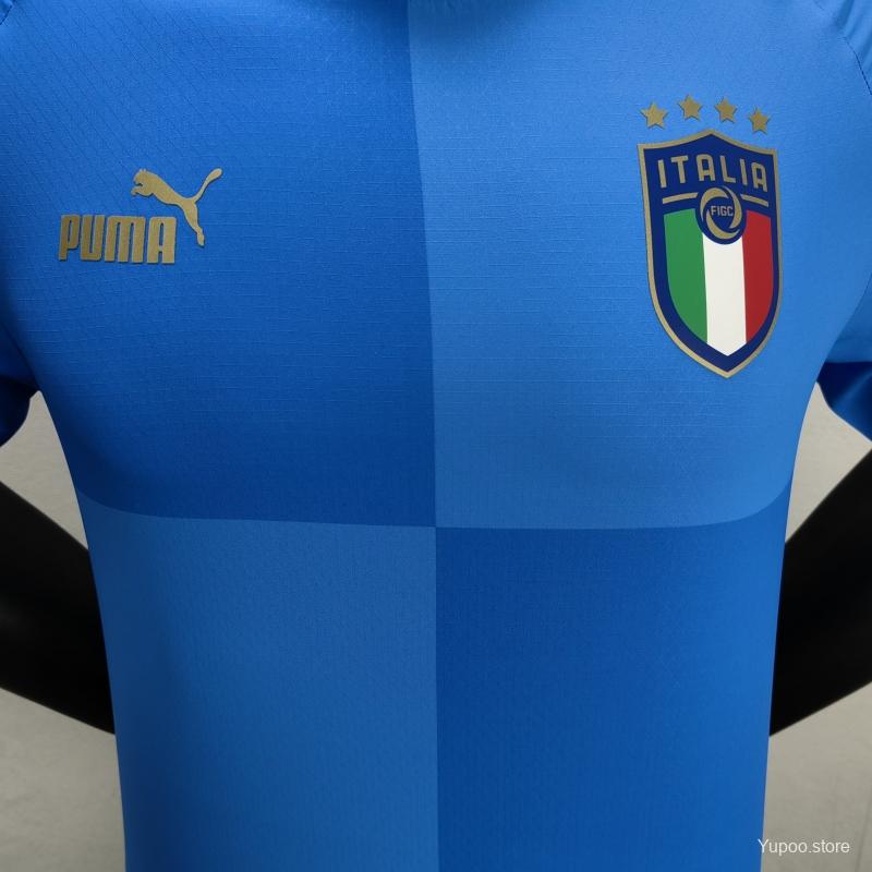 Player Version Italy Home Jersey